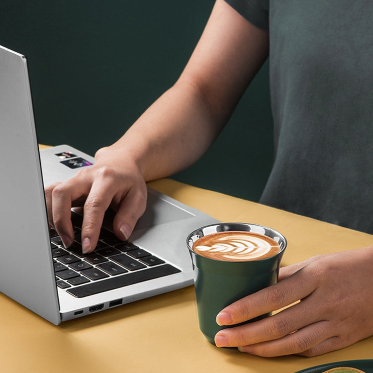 304 Stainless Steel Coffee Capsule Cup Double Insulation Coffee Cup, Style: Small Coffee Cup+Dish - free shipping - PMC TechLife - Order now!