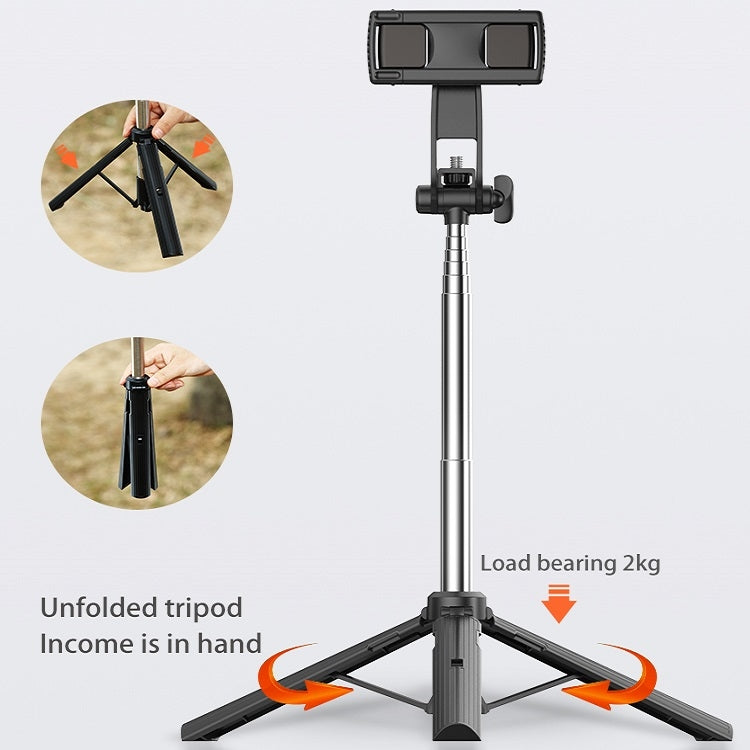 CYKE Folding Telescopic Mobile Phone Broadcast Stand Tripod, Specification: A31-0.8m (Without Light) - Stand by CYKE | Online Shopping South Africa | PMC Jewellery | Buy Now Pay Later Mobicred