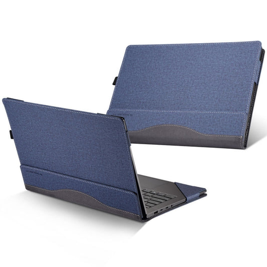 Laptop PU Leather Protective Case For Lenovo Yoga 530-14(Blue) - 14.1 inch by PMC Jewellery | Online Shopping South Africa | PMC Jewellery