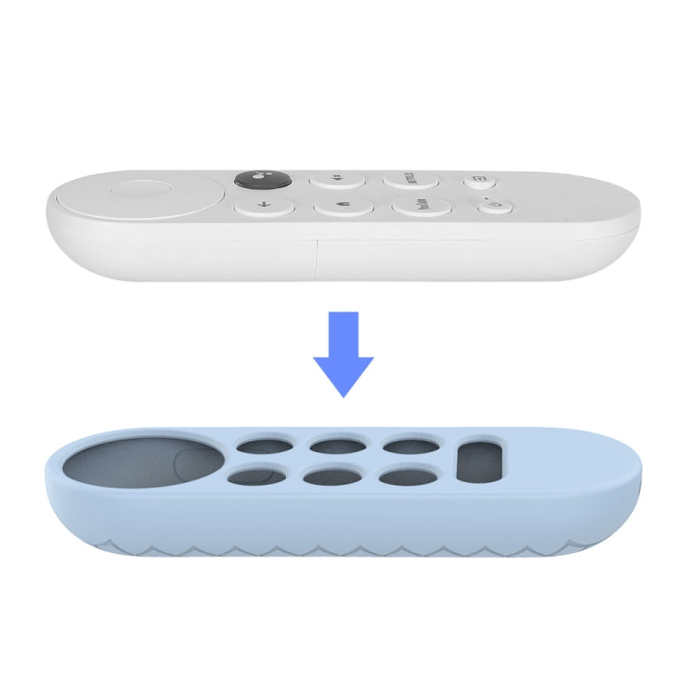 2 PCS Silicone Protective Shell for Google Chromecast 2020 Remote Control(Black) - Remote Control Covers by PMC TechLife | Online Shopping South Africa | PMC TechLife