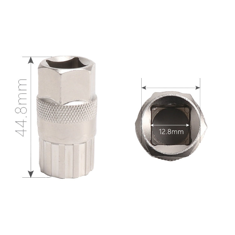 2 PCS BG-2103 Bicycle Installation Disassembly Small Flywheel Sleeve(Silver) - Maintenance tools by PMc TechLife | Online Shopping South Africa | PMc TechLife | Buy Now Pay Later Mobicred