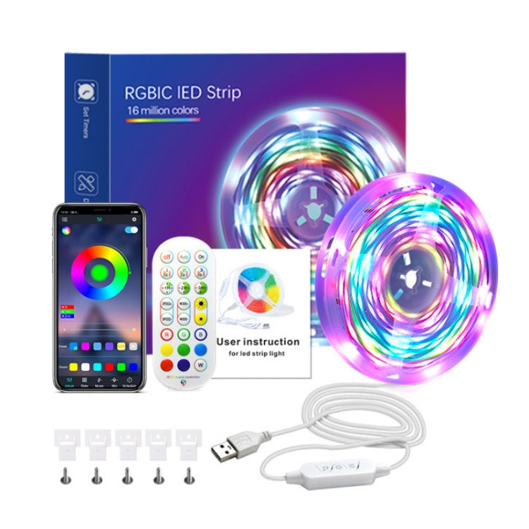 2.4G Remote Control LED Symphony Marquee Light Strip, Length: 7.5m 105 LEDs - Bare Board Light by PMc TechLife | Online Shopping South Africa | PMc TechLife | Buy Now Pay Later Mobicred