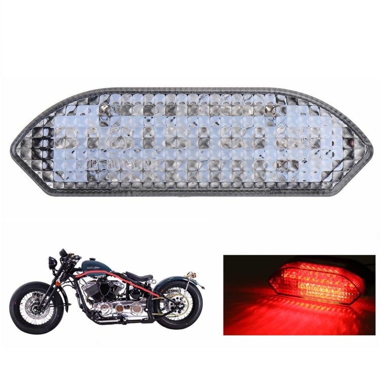 MK-285 Motorcycle LED Taillight Plate Light(Without Stand Red Cover) - Signal Lights by PMC Jewellery | Online Shopping South Africa | PMC Jewellery | Buy Now Pay Later Mobicred