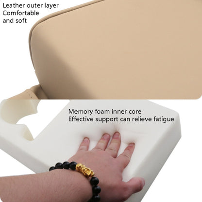 Car Armrest Box Increased Support With Rear Seat Water Cup Holder(Beige) - Seat Accessories by PMC Jewellery | Online Shopping South Africa | PMC Jewellery | Buy Now Pay Later Mobicred