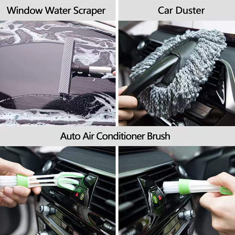 14 PCS / Set Car Wash Gloves Double-Sided Wiper Towel - Car washing supplies by PMC TechLife | Online Shopping South Africa | PMC TechLife | Buy Now Pay Later Mobicred