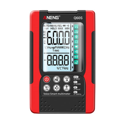 ANENG Automatic Intelligent High Precision Digital Multimeter, Specification: Q60s Voice Control(Red) - Digital Multimeter by ANENG | Online Shopping South Africa | PMC Jewellery | Buy Now Pay Later Mobicred