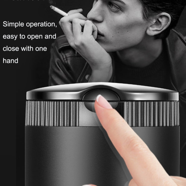 LED Car Ashtray With Cover(Black) - free shipping - PMC TechLife - Order now!