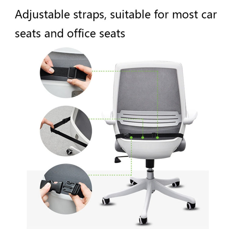 QFC040 U-shaped TThickened Memory Foam Car Seat Cushion(Black) - Seat Accessories by PMC TechLife | Online Shopping South Africa | PMC TechLife | Buy Now Pay Later Mobicred
