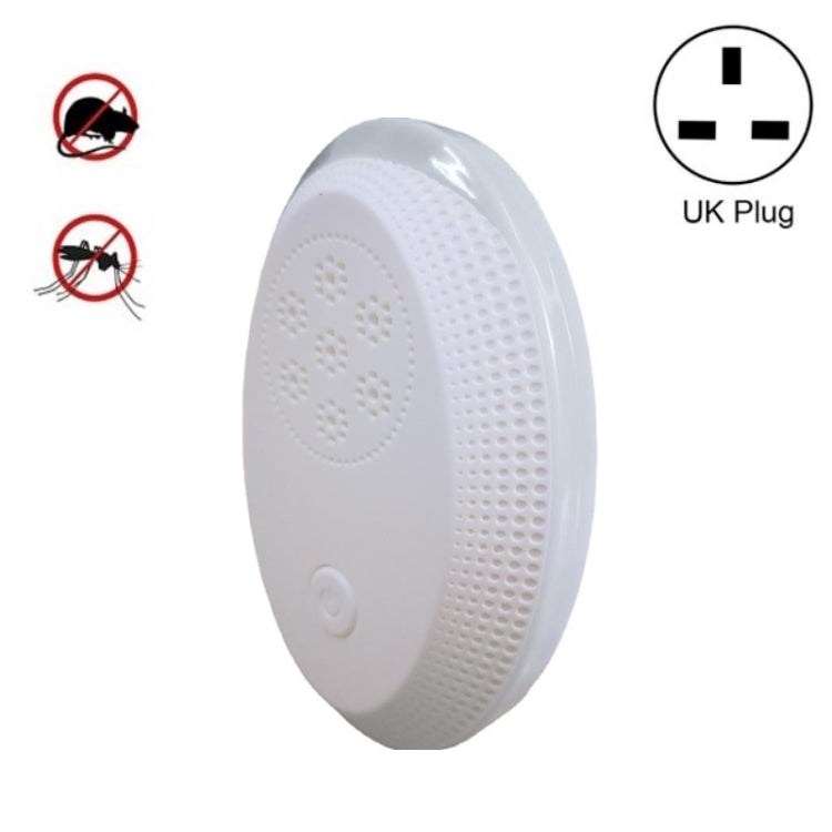 Ultrasonic Mosquito Rat Repellent Night Light, Specification: UK Plug(Pearl White) - Repellents by PMC Jewellery | Online Shopping South Africa | PMC Jewellery | Buy Now Pay Later Mobicred