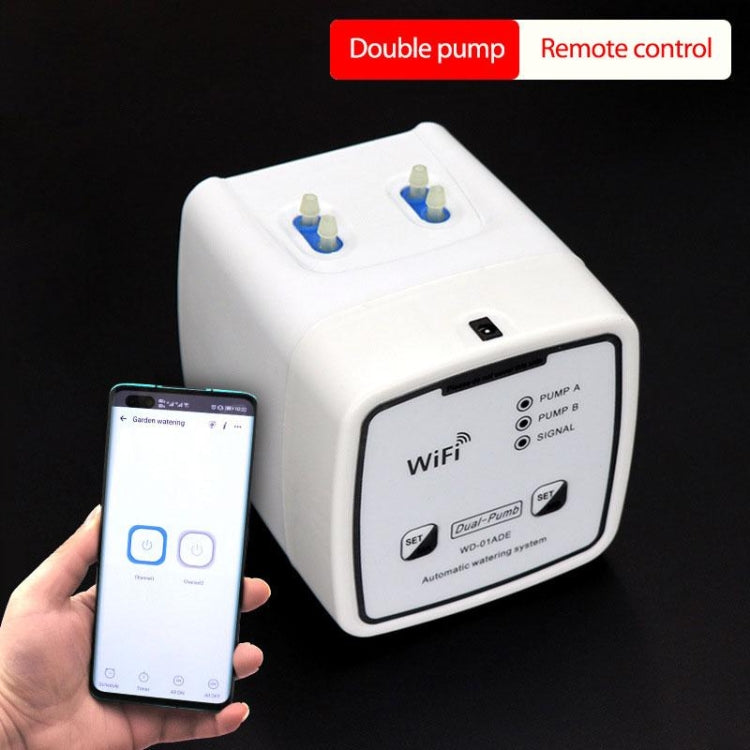 WD-01ADE WIFI Gardening Drip Irrigation Controller, Specification: Double Pump 20 Pots(AU Plug) - Watering & Irrigation by PMc TechLife | Online Shopping South Africa | PMc TechLife | Buy Now Pay Later Mobicred