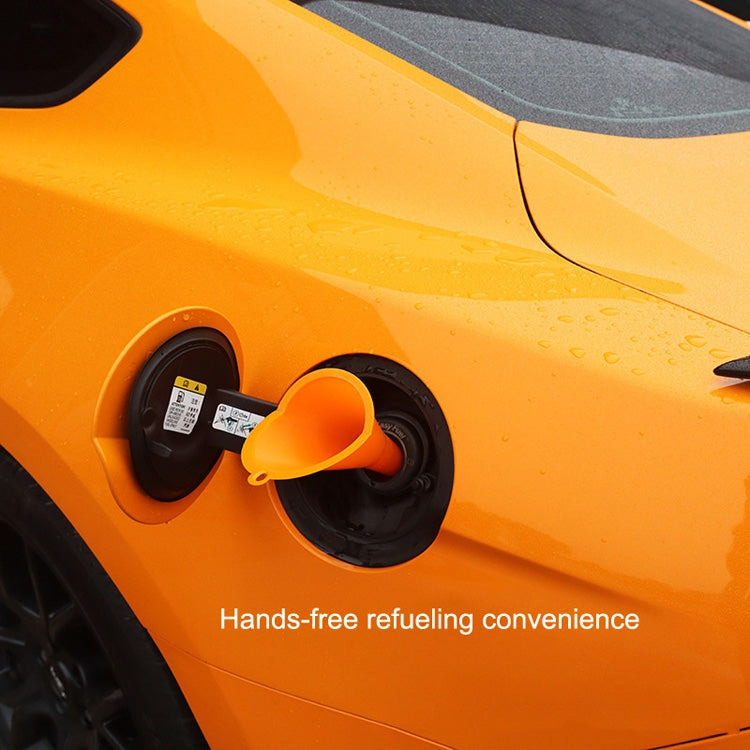 10 PCS Car Hands-Free Plastic Refueling Funnel(Orange) - free shipping - PMC TechLife - Order now!