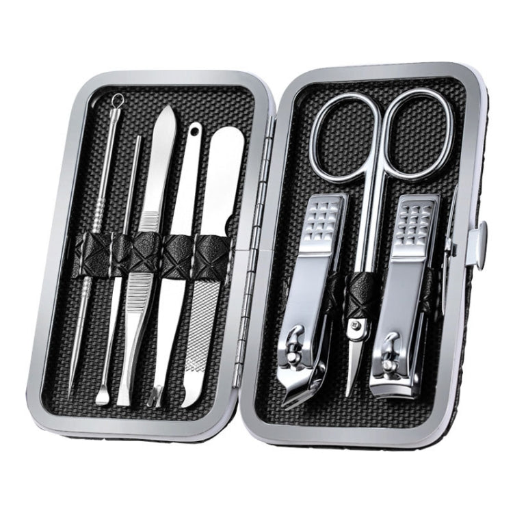 Stainless Steel Nail Trimming Grooming Set(Black) - Nail Clipper by PMC Jewellery | Online Shopping South Africa | PMC Jewellery | Buy Now Pay Later Mobicred