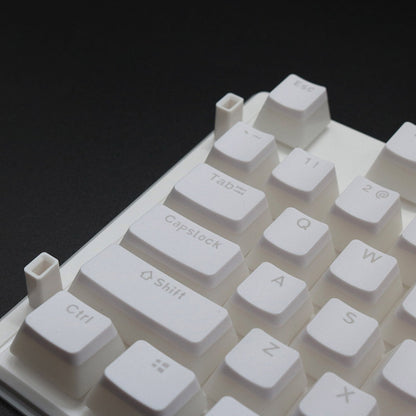 Pudding Double-layer Two-color 108-key Mechanical Translucent Keycap(White) - Silicone / Sticker by PMC Jewellery | Online Shopping South Africa | PMC Jewellery