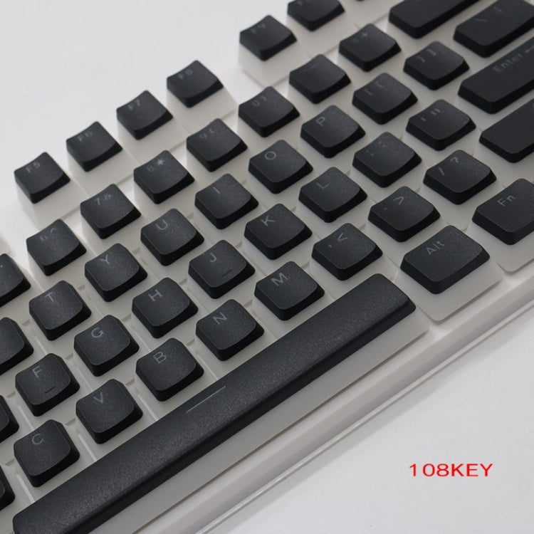 Pudding Double-layer Two-color 108-key Mechanical Translucent Keycap(Apple Green) - Silicone / Sticker by PMC TechLife | Online Shopping South Africa | PMC TechLife | Buy Now Pay Later Mobicred