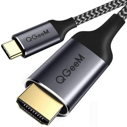 QGeeM QG-UA09 Type-C To HDMI Cable 1.8m - Cable by QGeeM | Online Shopping South Africa | PMC Jewellery | Buy Now Pay Later Mobicred