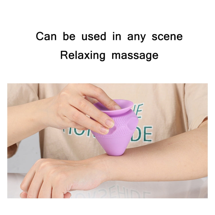 Suction Cup Type Silicone Muscle Membrane Muscle Massage Ball(Purple) - free shipping - PMC TechLife - Order now!