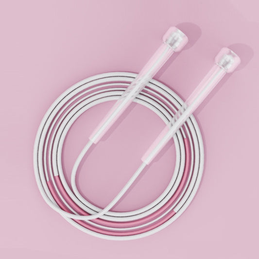 Children Speed Skipping Sports Rope, Style: 3 Sections 2.8m (White Pink) - Sporting goods by PMC Jewellery | Online Shopping South Africa | PMC Jewellery | Buy Now Pay Later Mobicred