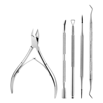 Stainless Steel Double Head Dead Skin Scissors Set, Specification: Set D - Grinding Tools & Accessories by PMC Jewellery | Online Shopping South Africa | PMC Jewellery | Buy Now Pay Later Mobicred