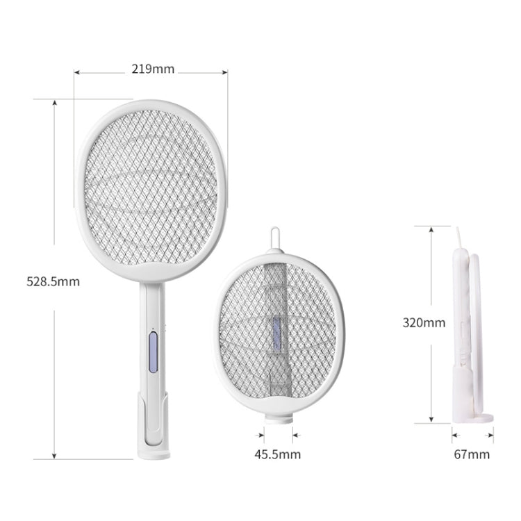 USB Household Electric Mosquito Swatter Purple Light Mosquito Attracting Lamp(Grey) - Fly Swatter by PMC Jewellery | Online Shopping South Africa | PMC Jewellery | Buy Now Pay Later Mobicred