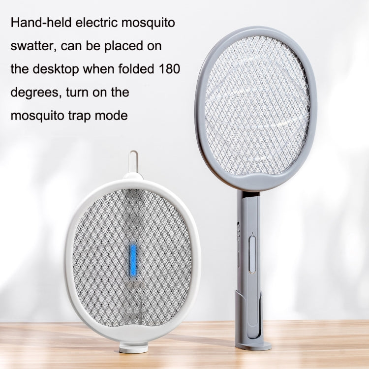 USB Household Electric Mosquito Swatter Purple Light Mosquito Attracting Lamp(Grey) - Fly Swatter by PMC Jewellery | Online Shopping South Africa | PMC Jewellery | Buy Now Pay Later Mobicred