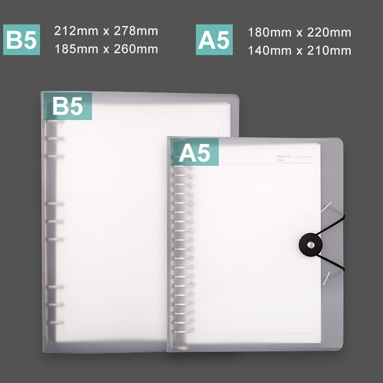 Transparent Matte PP Soft Shell Cover Hand Accountive Page, Style: A5 Mesh Core - free shipping - PMc TechLife - Order now!