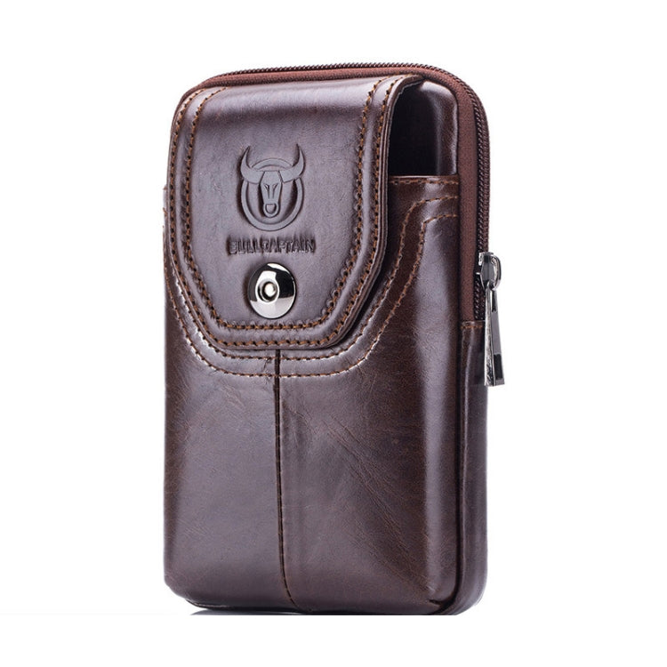 BULL CAPTAIN  Leather Multifunctional Waist Bag For Men(Brown-05) - free shipping - PMC TechLife - Order now!