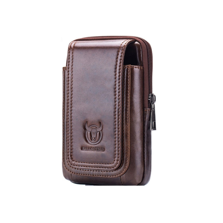 BULL CAPTAIN  Leather Multifunctional Waist Bag For Men(Brown-10) - Wallets by BULL CAPTAIN | Online Shopping South Africa | PMC TechLife | Buy Now Pay Later Mobicred