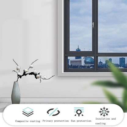 Sunscreen Shading Film One-way Perspective Anti-peeping Glass Sticker, Specification: 50x100cm(Green Silver Single Permeable) - Door & Window Films by PMC Jewellery | Online Shopping South Africa | PMC Jewellery