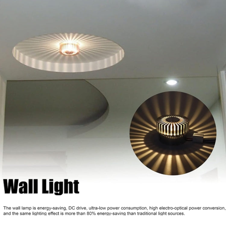 LED Aluminum Aisle Light Sunflower Corridor Lamp Decorative Light, Power source: Visible Installation 1W(Red) - Novelty Lighting by PMC TechLife | Online Shopping South Africa | PMC TechLife | Buy Now Pay Later Mobicred