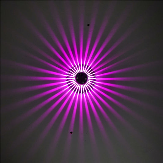 LED Aluminum Aisle Light Sunflower Corridor Lamp Decorative Light, Power source: Invisible Installation 3W(Purple) - Novelty Lighting by PMC Jewellery | Online Shopping South Africa | PMC Jewellery | Buy Now Pay Later Mobicred