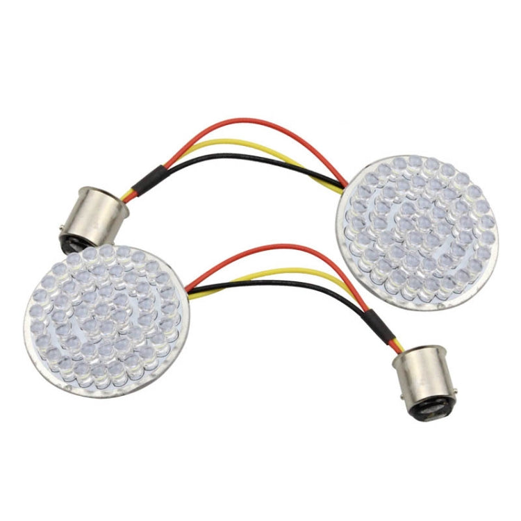 2 PCS Motorcycle LED Signal Steering Lamp For Dyna(White Red Light 1157 Without Lampshade) - Signal Lights by PMC Jewellery | Online Shopping South Africa | PMC Jewellery | Buy Now Pay Later Mobicred