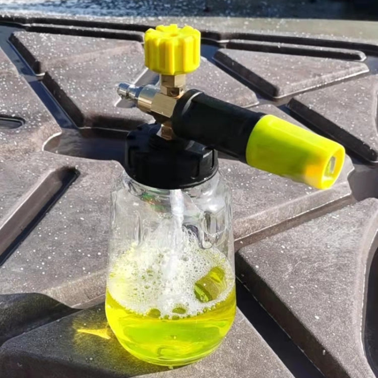 High Pressure Cleaning Machine 1/4 Quick Plug-In Joint Transparent Foam PA Pot(Foam Pot+Joint) - Car washing supplies by PMC TechLife | Online Shopping South Africa | PMC TechLife | Buy Now Pay Later Mobicred