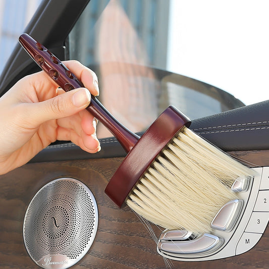 Wood Lengthening Handle Dust Brush Car Vent Internal Decoration Soft Brush - Car washing supplies by PMC Jewellery | Online Shopping South Africa | PMC Jewellery | Buy Now Pay Later Mobicred