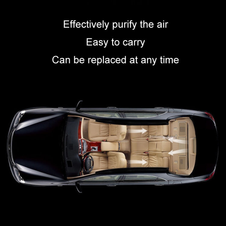 BEN.JACK Car Instrument Air Purification Solid Aroma Diffuser Ornament(Silver) - free shipping - PMC TechLife - Order now!