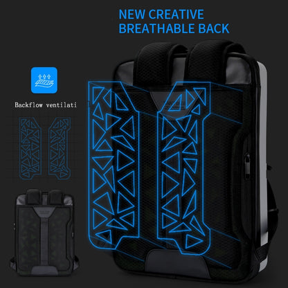 PC Hard Shell Computer Bag Gaming Backpack For Men, Color: Double-layer Silver - Backpack by PMC Jewellery | Online Shopping South Africa | PMC Jewellery | Buy Now Pay Later Mobicred