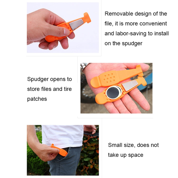 Multifunctional Bicycle Tire Changing Tool, Color: Blue+5 Tire Patches - Maintenance tools by PMc TechLife | Online Shopping South Africa | PMc TechLife | Buy Now Pay Later Mobicred