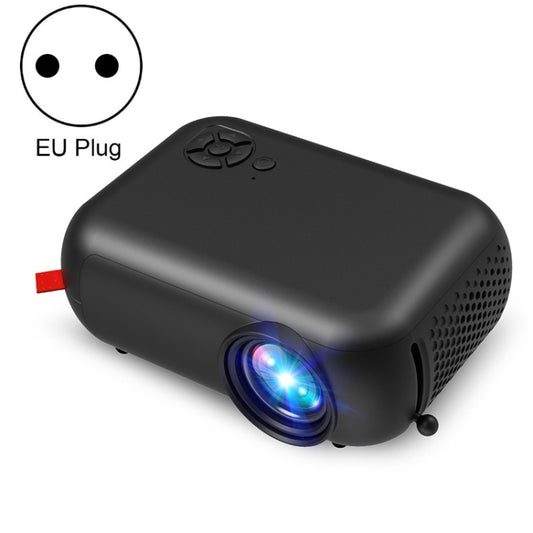 A10 480x360 Pixel Projector Support 1080P Projector ,Style: Basic Model Black(EU Plug) - Mini Projector by null | Online Shopping South Africa | PMC Jewellery | Buy Now Pay Later Mobicred