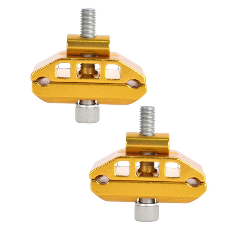 FMFXTR Bicycle Saddle Clamp Code Screw Connector(Double Rail Gold) - Others by FMFXTR | Online Shopping South Africa | PMc TechLife | Buy Now Pay Later Mobicred