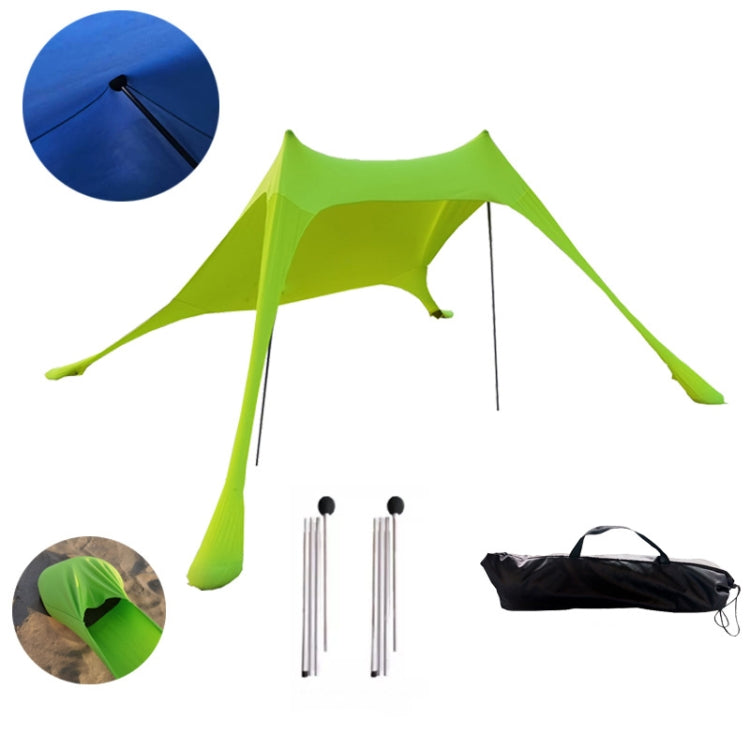 Outdoor Beach Lycra Canopy Camping Tent Sunshade Fishing Tent, Size: 300x300x200cm(Green) - Tents & Accessories by PMC Jewellery | Online Shopping South Africa | PMC Jewellery