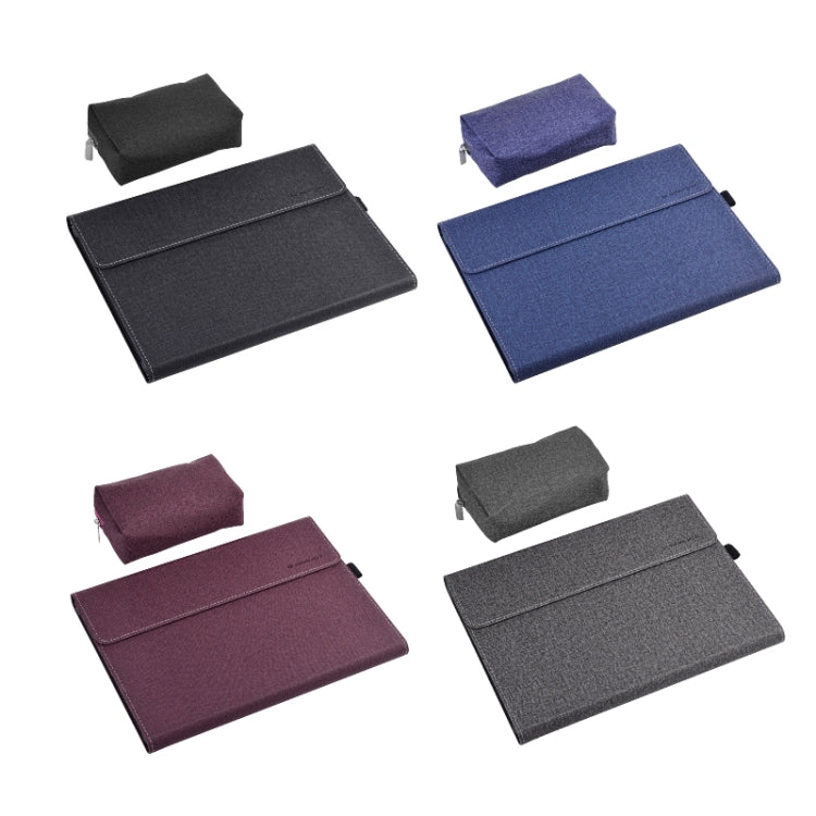 All-Inclusive Drop Case For Microsoft Surface Pro 8, Color: PC Hard Shell Wine Red With Power Pack - Others by PMC TechLife | Online Shopping South Africa | PMC TechLife | Buy Now Pay Later Mobicred