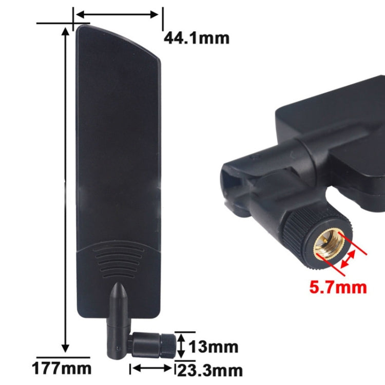 5G Full Netcom Black Plastic Sleeve Signal Strong High Gain Antenna - SMA/RP-SMA Antenna by PMC Jewellery | Online Shopping South Africa | PMC Jewellery