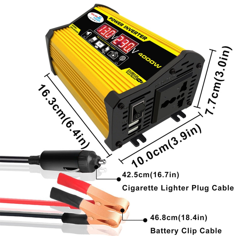 Saga Generation 2 Home Solar Generator Inverter+30A Controller+18W 12V Solar Panel, Specification: Yellow 12V To 110V - Modified Square Wave by PMC Jewellery | Online Shopping South Africa | PMC Jewellery | Buy Now Pay Later Mobicred