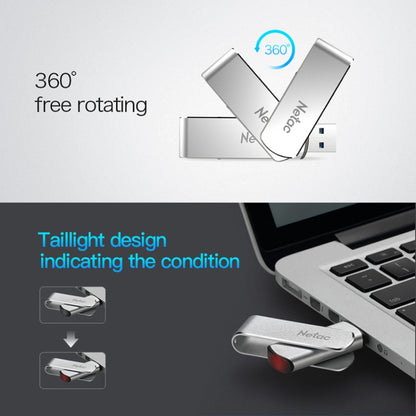 Netac U388 High Speed USB3.0 Metal Rotating Car Computer U Disk, Capacity: 128GB - USB Flash Drives by Netac | Online Shopping South Africa | PMC Jewellery | Buy Now Pay Later Mobicred