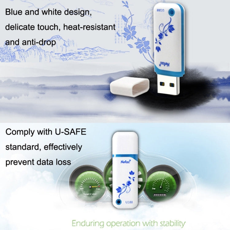 Netac U188 USB2.0 Car Computer Encrypted USB Flash Drive, Capacity: 64GB - USB Flash Drives by Netac | Online Shopping South Africa | PMC TechLife | Buy Now Pay Later Mobicred