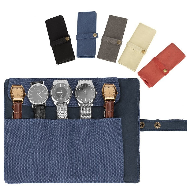 Nylon Canvas Watch & Strap Portable Storage Bag(Orange) - free shipping - PMC TechLife - Order now!