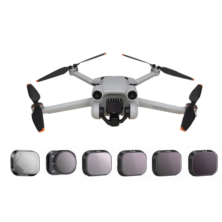 RCSTQ Aluminum Alloy Adjustable Filter Accessories for DJI Mini 3 Pro,Style: ND64 - Mavic Lens Filter by RCSTQ | Online Shopping South Africa | PMC Jewellery | Buy Now Pay Later Mobicred