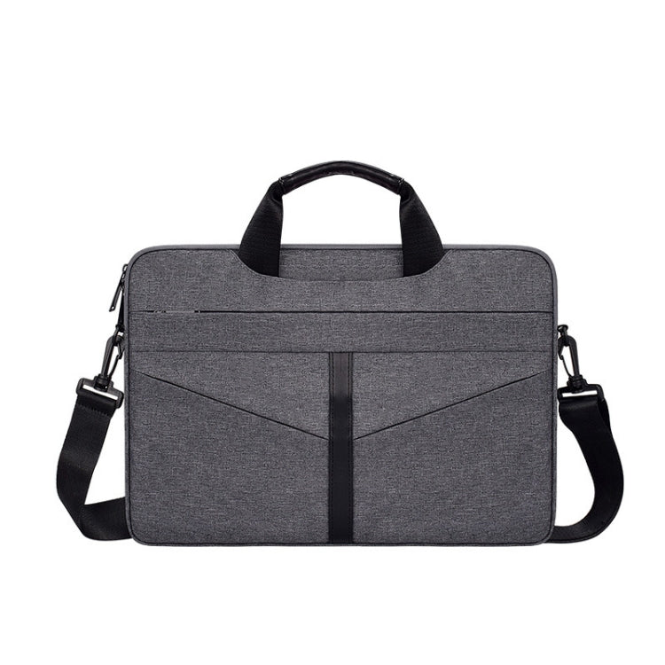 DJ04 Hidden Handle Waterproof Laptop Bag, Size: 14.1-15.4 inches(Deep Gray) - 14.1 inch by PMC Jewellery | Online Shopping South Africa | PMC Jewellery | Buy Now Pay Later Mobicred