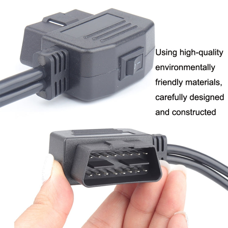 Car OBD To Cigarette Lighter Female Seat Driving Recorder Power Cord 50cm - Cigar Socket by PMC Jewellery | Online Shopping South Africa | PMC Jewellery | Buy Now Pay Later Mobicred