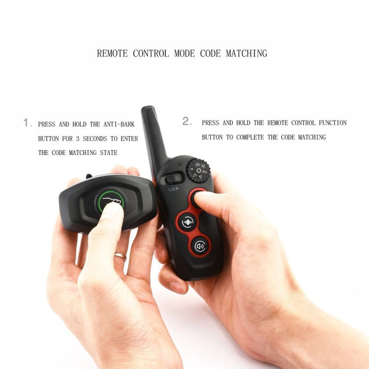 Remote Control Trainer Dog Collar Automatic Barking Stopper, Specification: 1 Drag 1 Red - Training Aids by PMC TechLife | Online Shopping South Africa | PMC TechLife | Buy Now Pay Later Mobicred