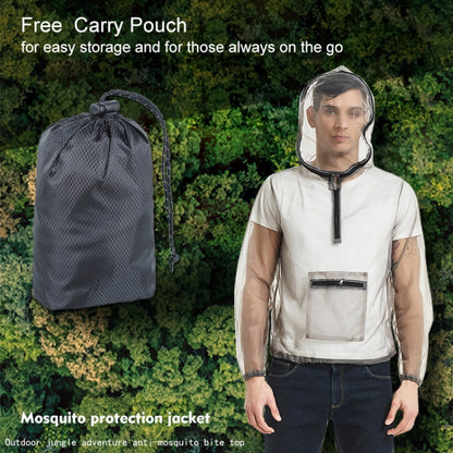 Jungle Expedition Breathable Insect-proof Jacket With Hood Anti-bite Mesh Gauze Cloth, Size: XL - Anti-mosquito Clothing by PMC Jewellery | Online Shopping South Africa | PMC Jewellery | Buy Now Pay Later Mobicred